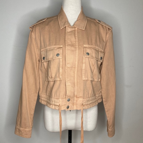 BlankNYC twill utility jacket SM - Picture 6 of 16